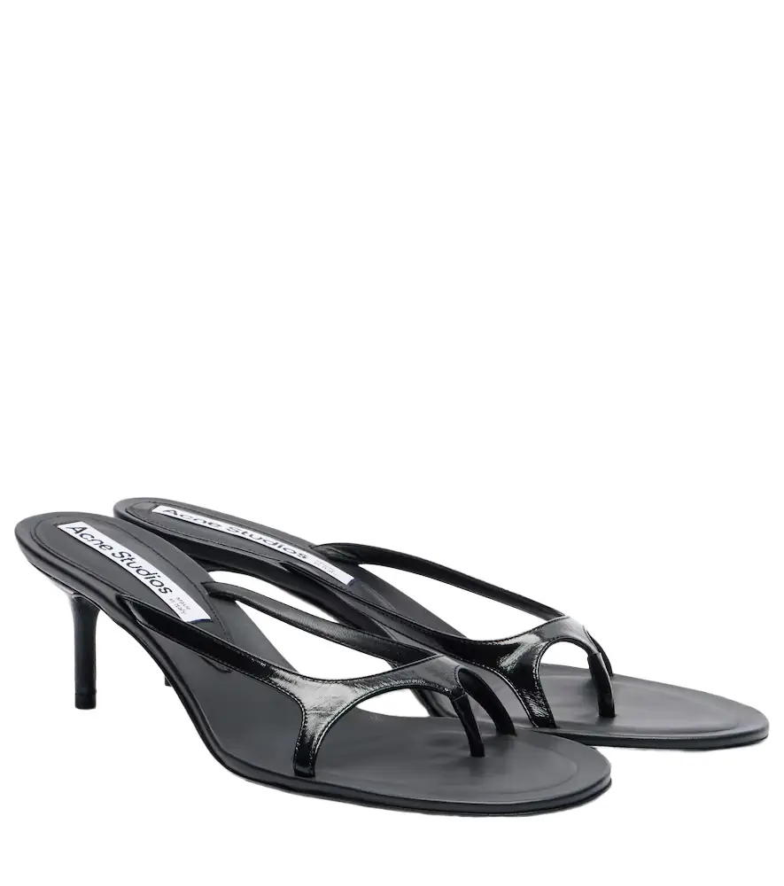 Acne Studios Leather thong sandals