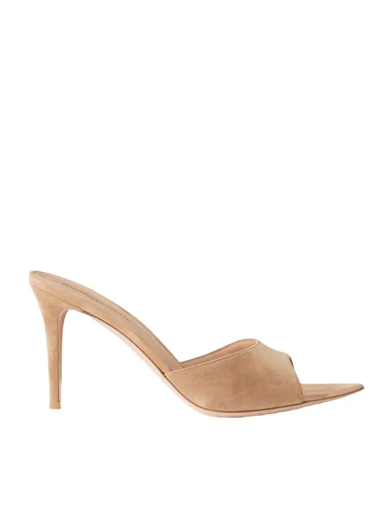 Gianvito Rossi Elle 85 Suede Pumps