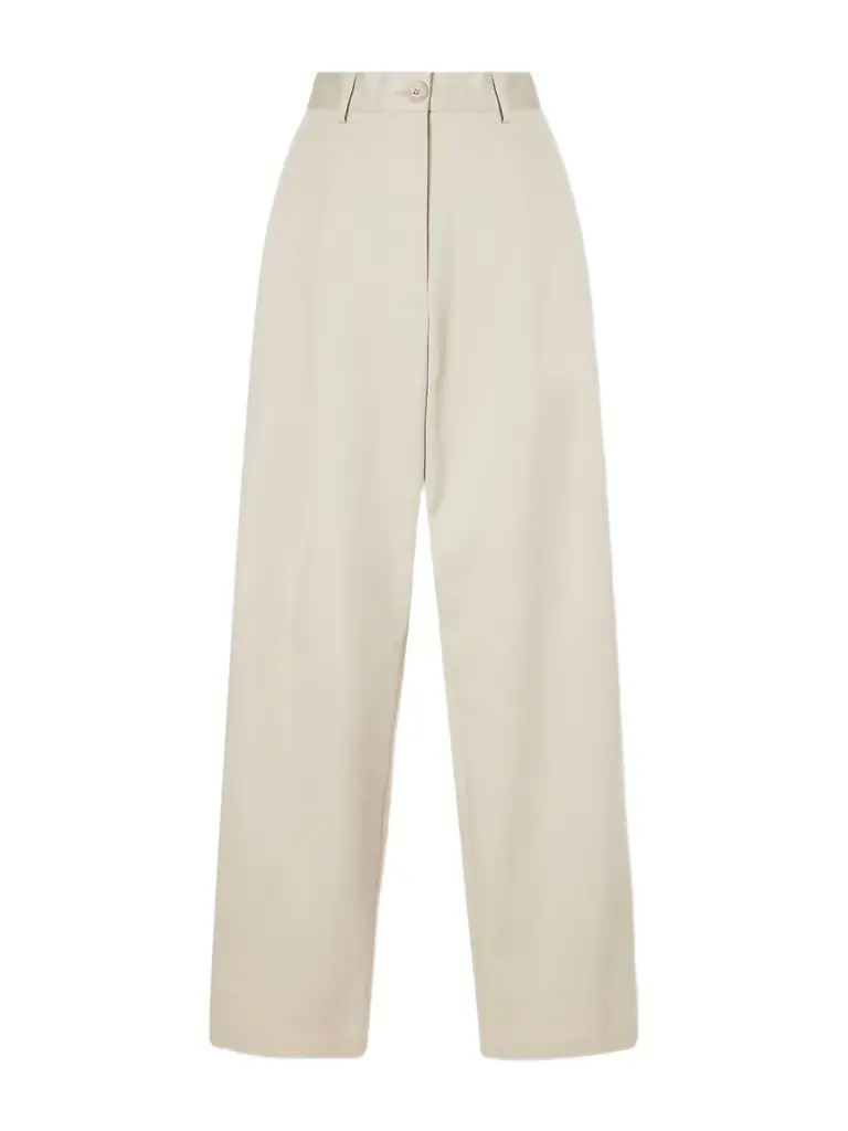 The Frankie Shop Norstrand Cotton-blend Wide-leg Pants