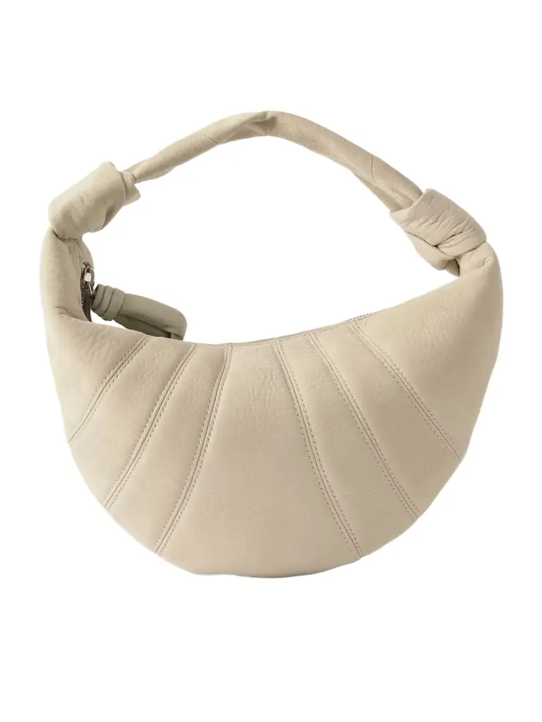 Lemaire Fortune Croissant Mini Suede Shoulder Bag