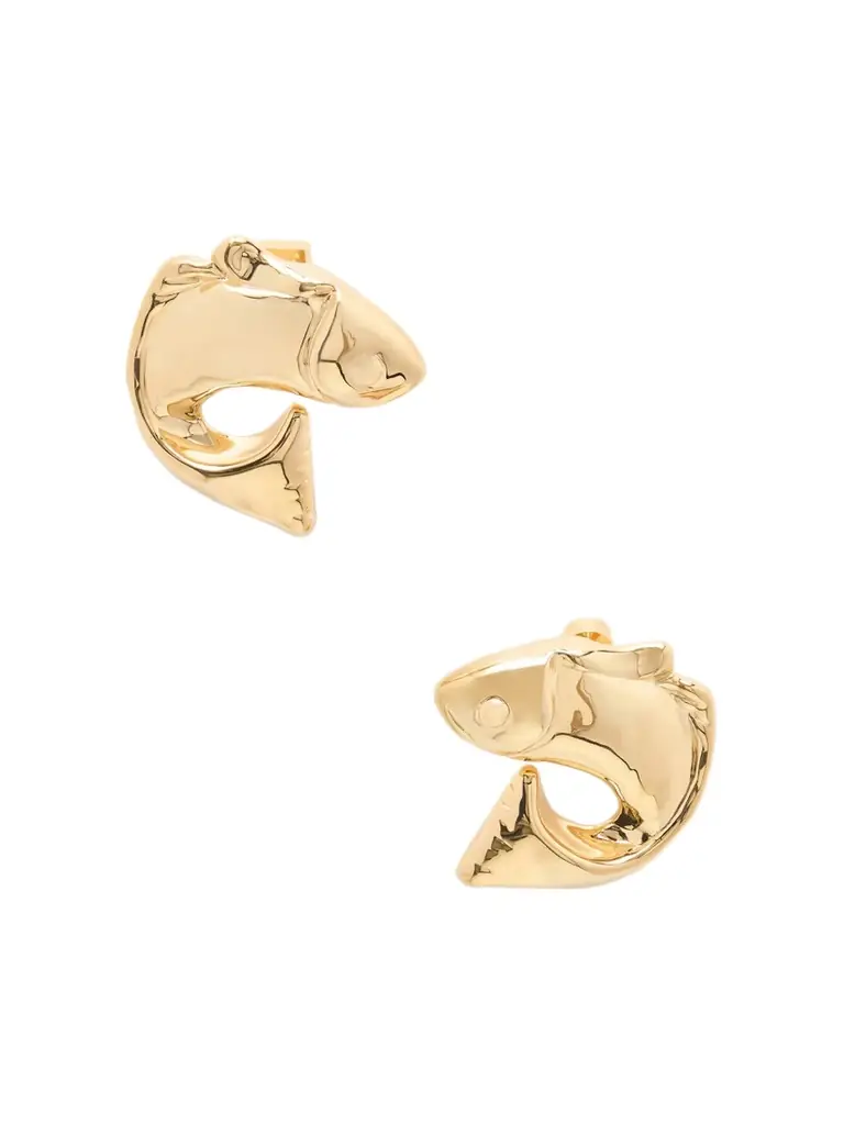 Jacquemus Poisson Gold-tone Earrings