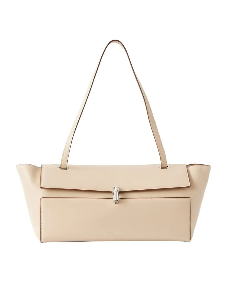 Savette Symmetry Trapeze Leather Shoulder Bag