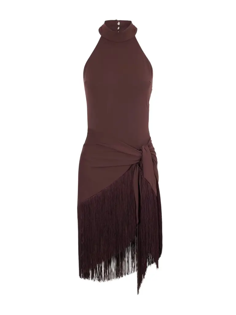 Taller Marmo Artemis Swimsuit And Fringed Pareo Set