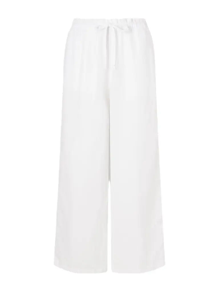 James Perse Linen Straight-leg Pants