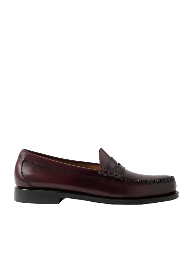 G.H. BASS Weejuns Heritage Larson Leather Penny Loafers