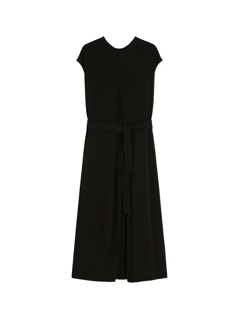 Max Mara Women's Viscose Crepe Jersey Dress - Black