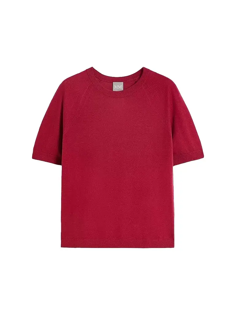 MM Max Mara Women's Wool and Cashmere Sweater - Dark Red