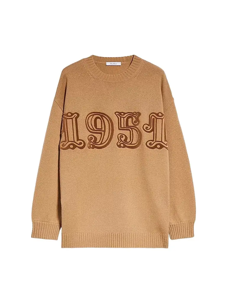 Max Mara Women's Wool and Cashmere Jumper - Powder
