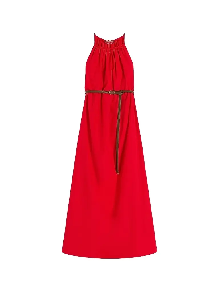 Max Mara Women's Cotton Poplin Dress - Red