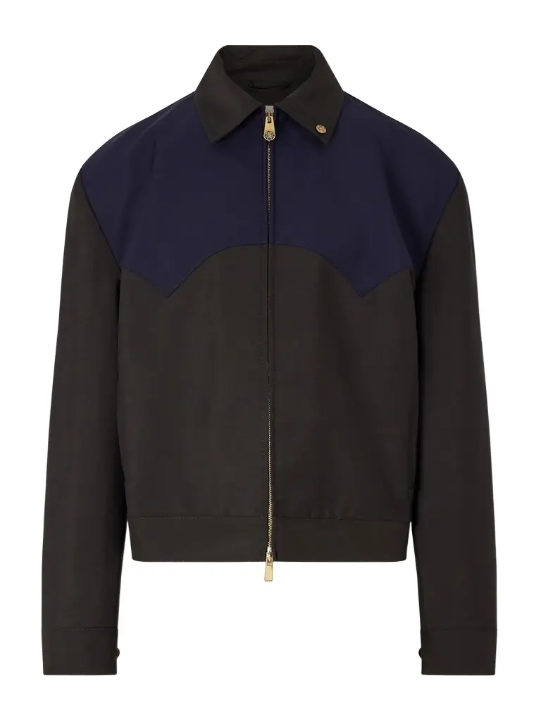 Versace Wool and Mohair-Blend Blouson Jacket - Men