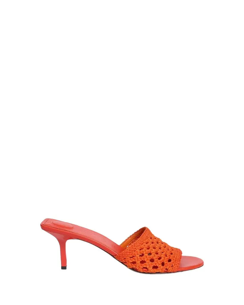 Jacquemus 75mm Les Cubisto Open-Knit Mules