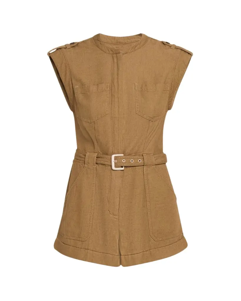 SIMKHAI Tinka Belted Romper