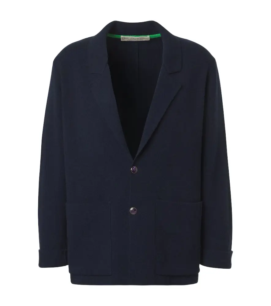 God's True Cashmere Cashmere blazer with amethyst