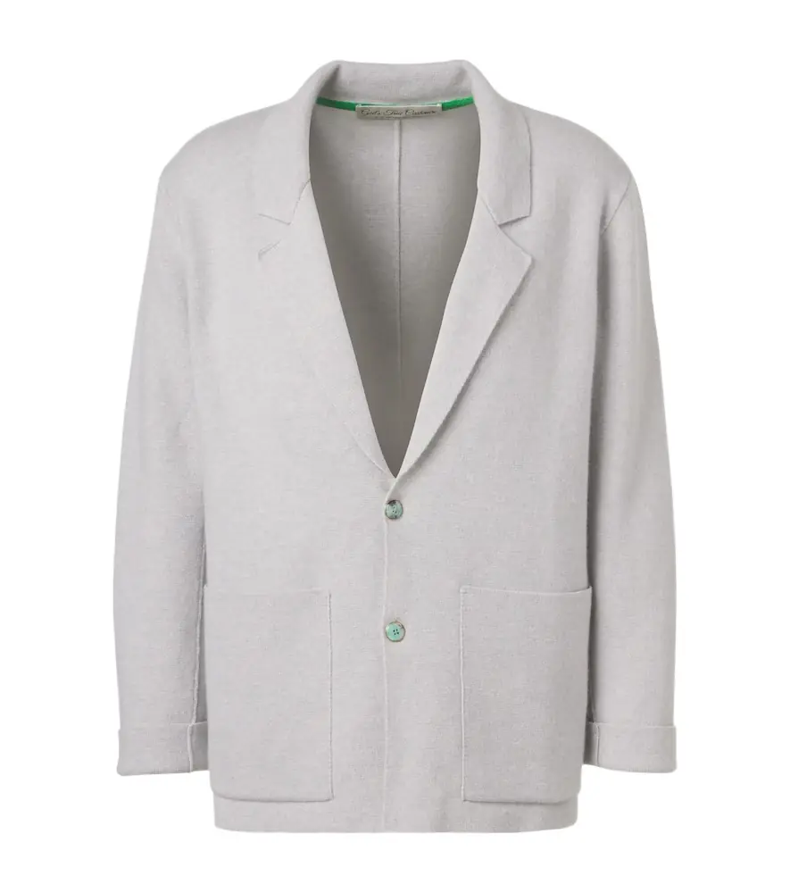 God's True Cashmere Cashmere blazer with amethyst