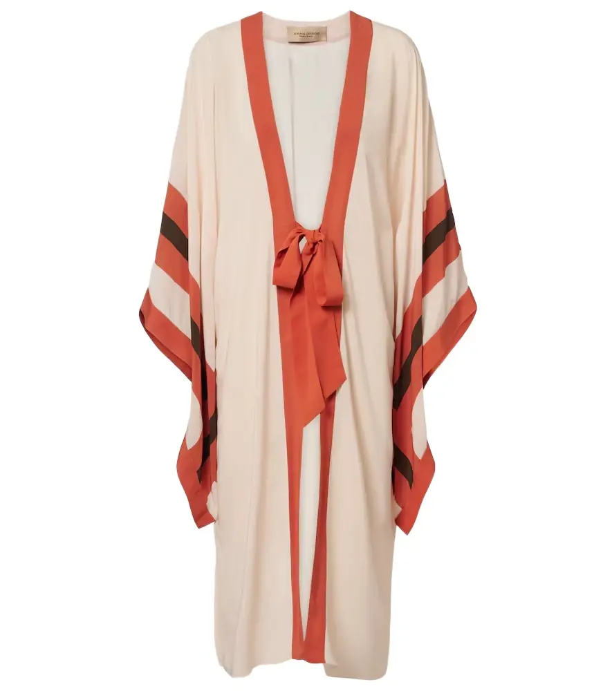 Adriana Degreas Striped kaftan