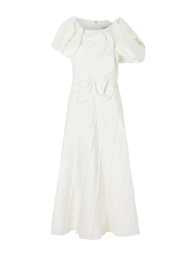 Gabriela Hearst Navi Linen Midi Dress
