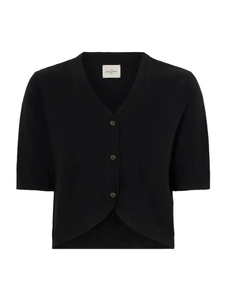 Le Kasha Fano Cropped Cashmere Cardigan