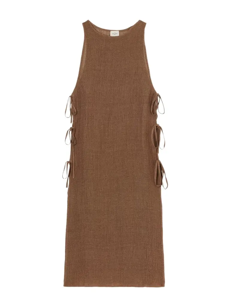 Le Kasha Jarajug Linen Midi Dress