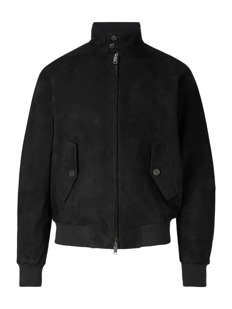 Baracuta G9 Suede Harrington Jacket