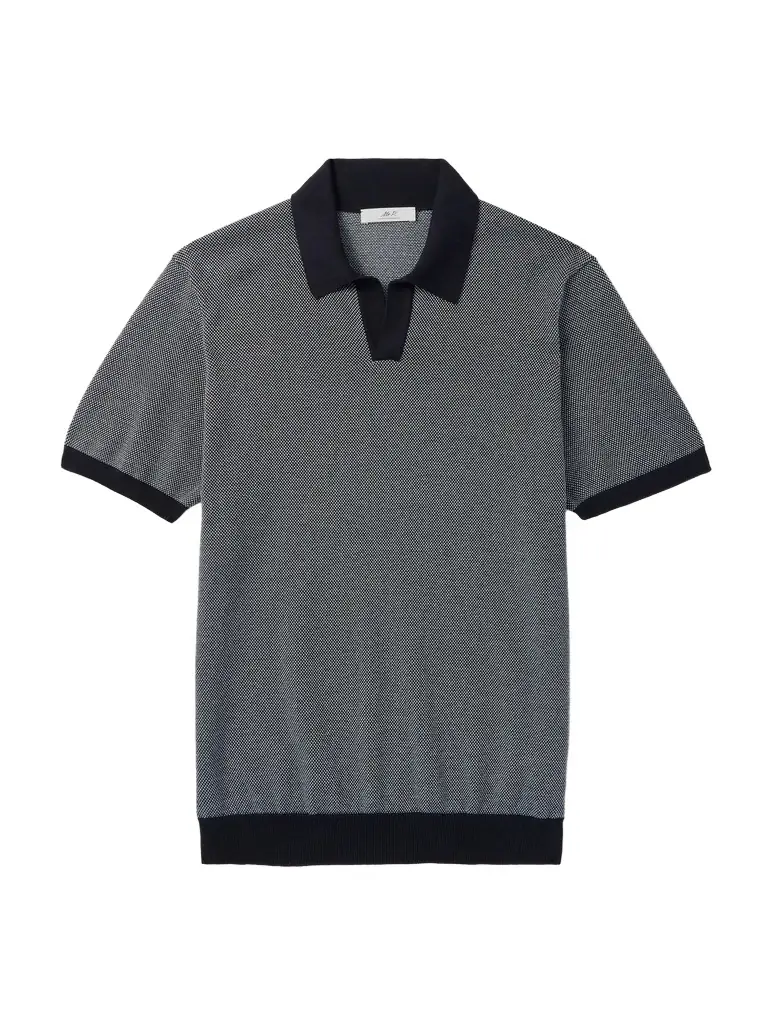 MR P. Honeycomb-Knit Organic Cotton Polo Shirt