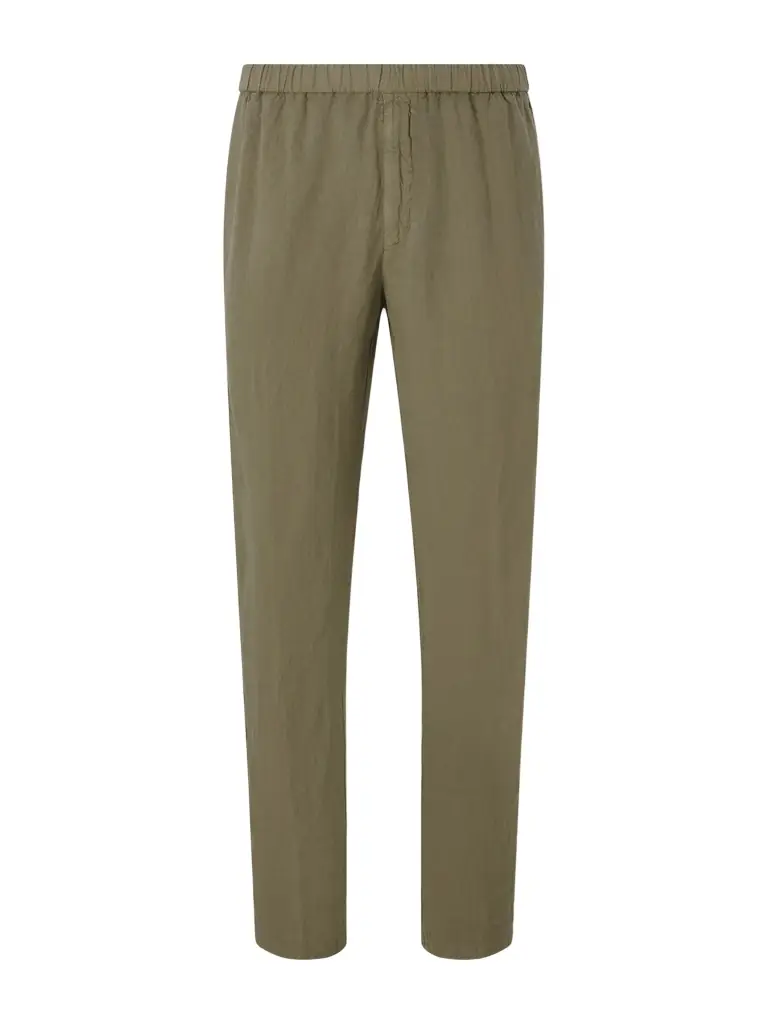 Boglioli Tapered Linen Trousers - Men