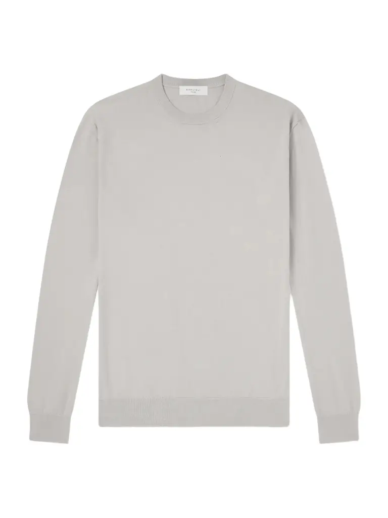 Boglioli Cotton-Jersey Sweater - Men