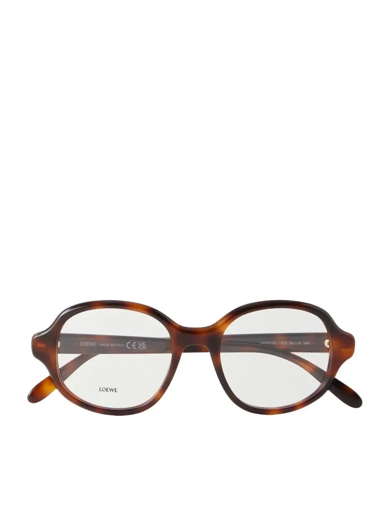 Loewe Slim Havana Geometric Acetate Sunglasses - Men