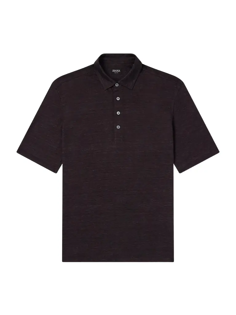 Zegna Oasi Linen Polo Shirt - Men