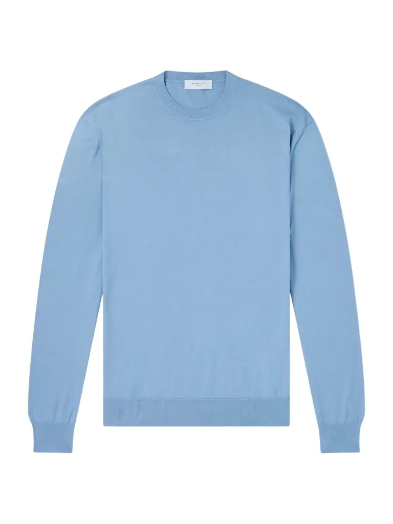 Boglioli Cotton-Jersey Sweater - Men