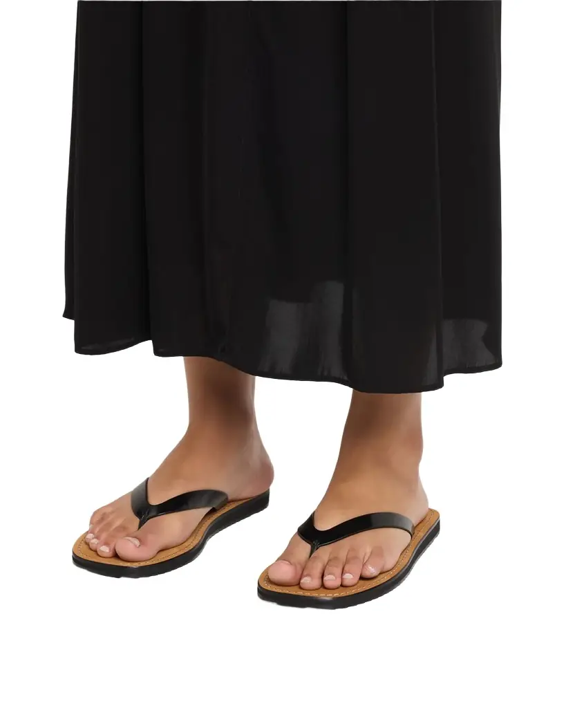 THE ROW City Leather Flat Thong Sandals