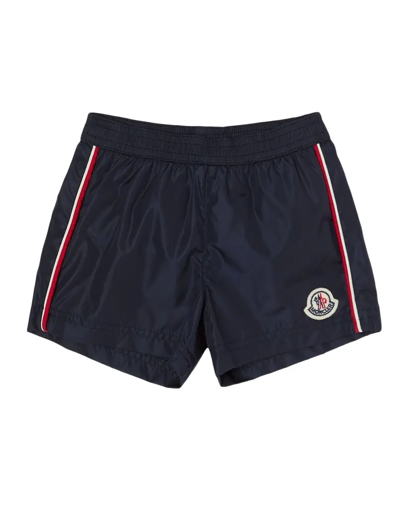 Moncler Boy 's Nylon Swim Shorts, Size 3M-3