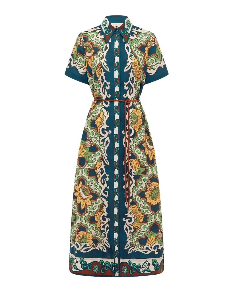 ALEMAIS Liana Midi Shirtdress