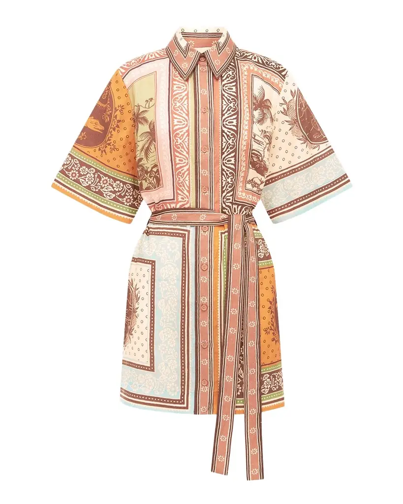 ALEMAIS Alberta Mini Shirtdress