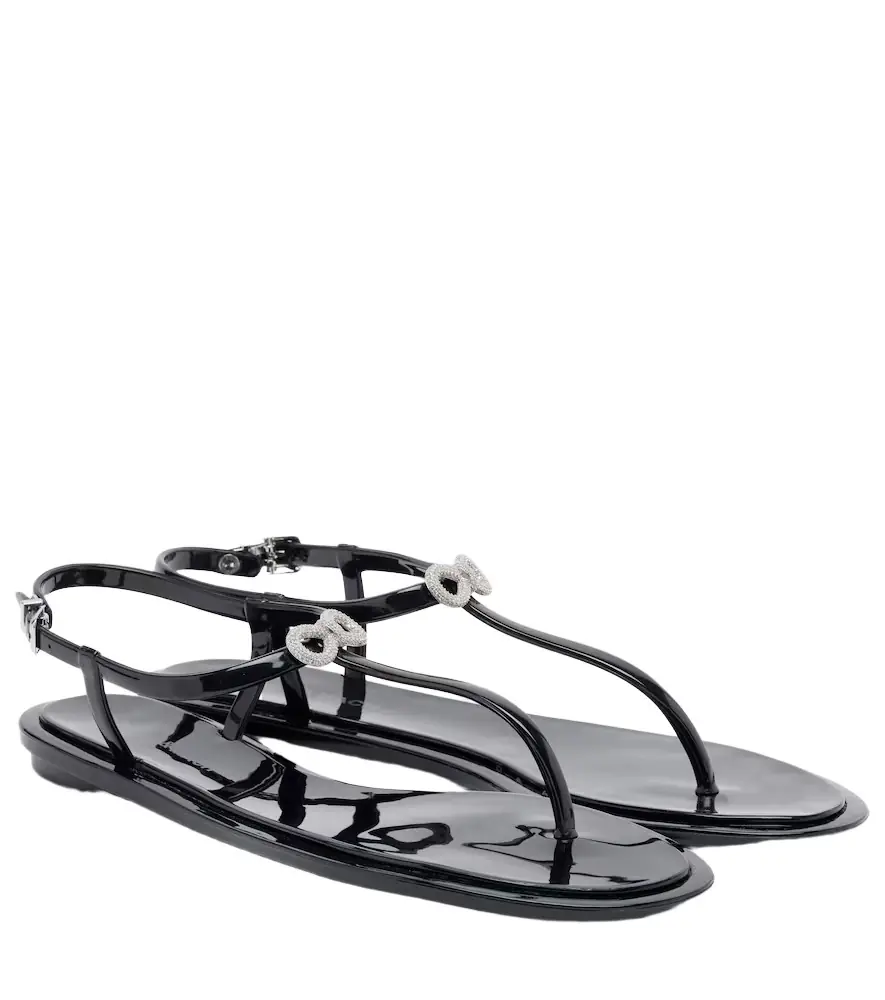 Mach & Mach Riviera embellished thong sandals