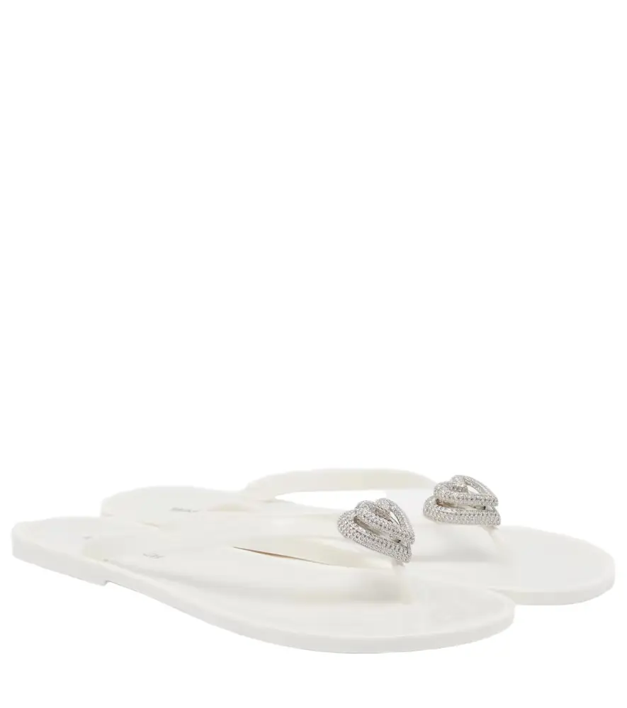 Mach & Mach Riviera embellished thong sandals
