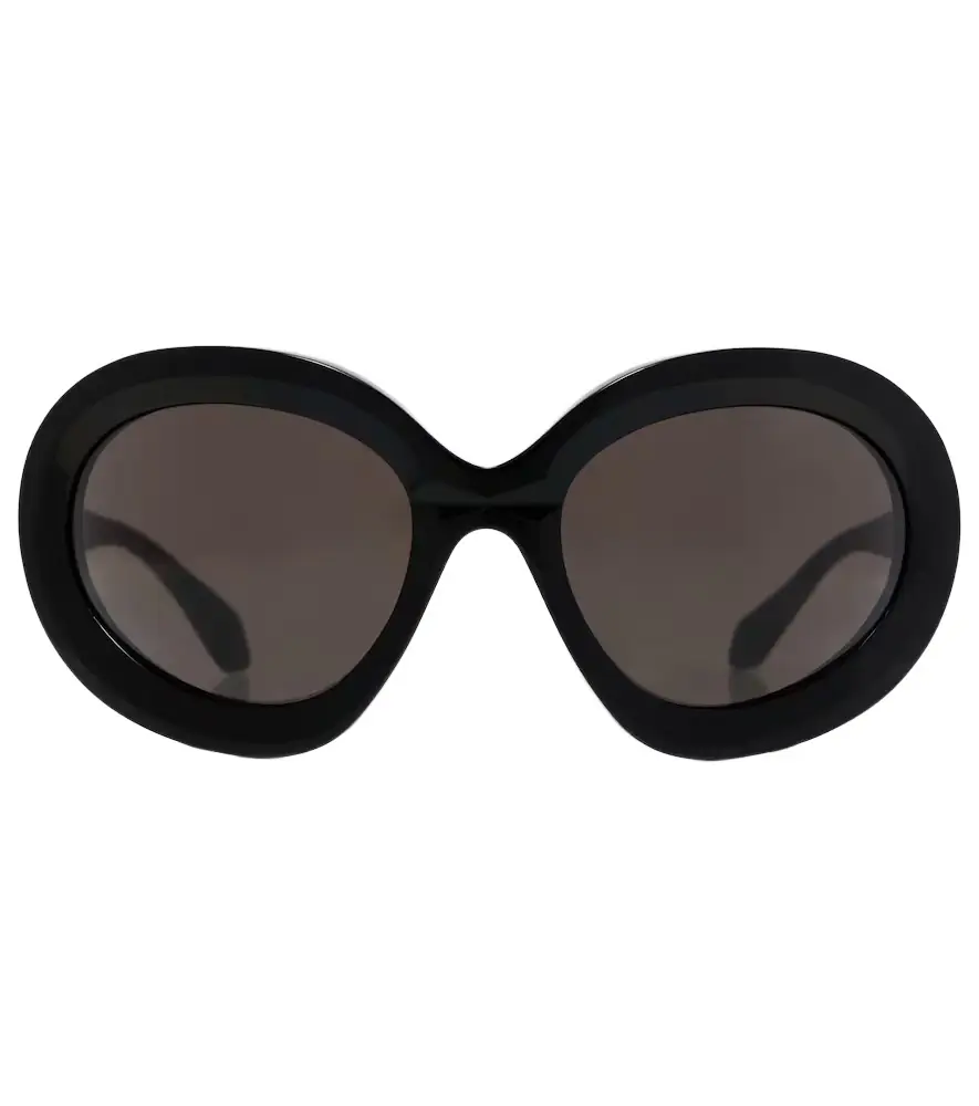 Alaïa Logo oversized sunglasses