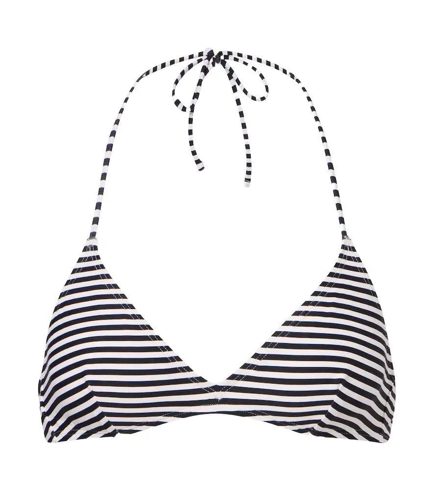 Nili Lotan Striped bikini top