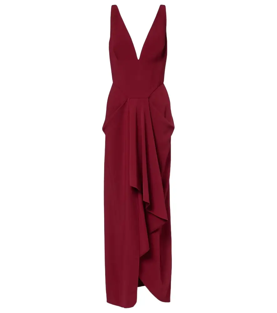 Givenchy Asymmetrical draped maxi dress