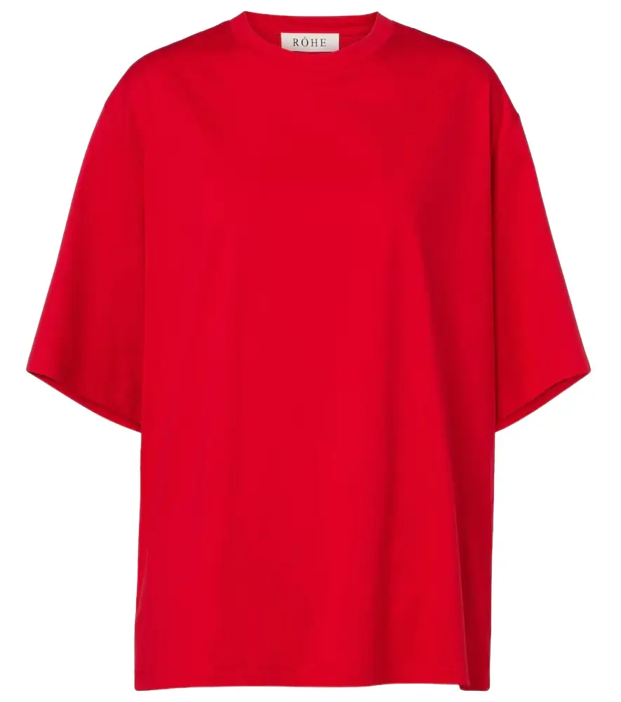 Rohe Róhe Oversized cotton and silk-blend T-shirt