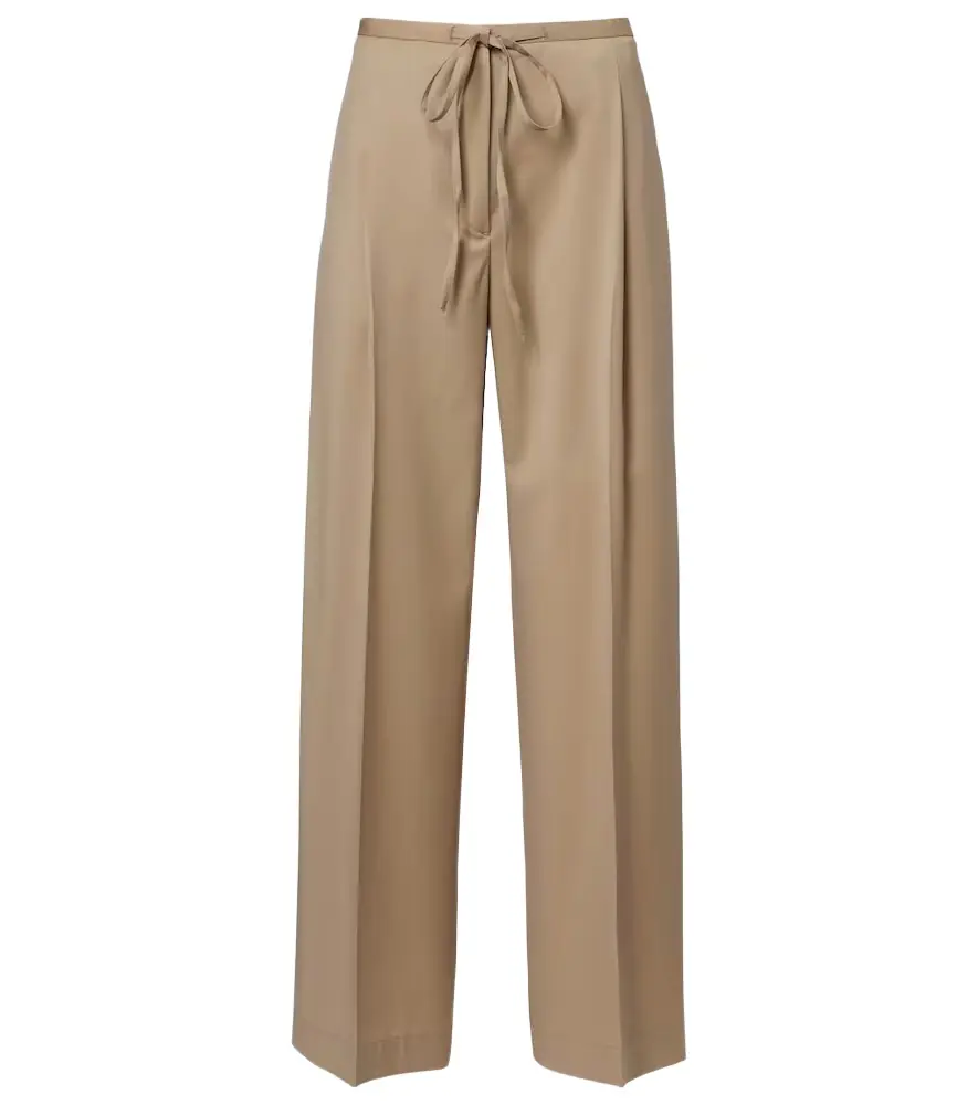 Rohe Róhe Pleated virgin wool wide-leg pants