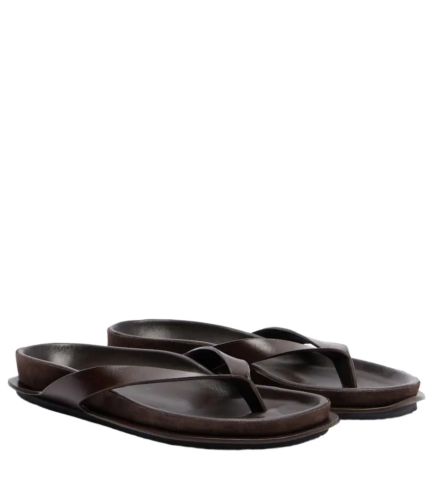 Jacquemus Tatanes leather thong sandals