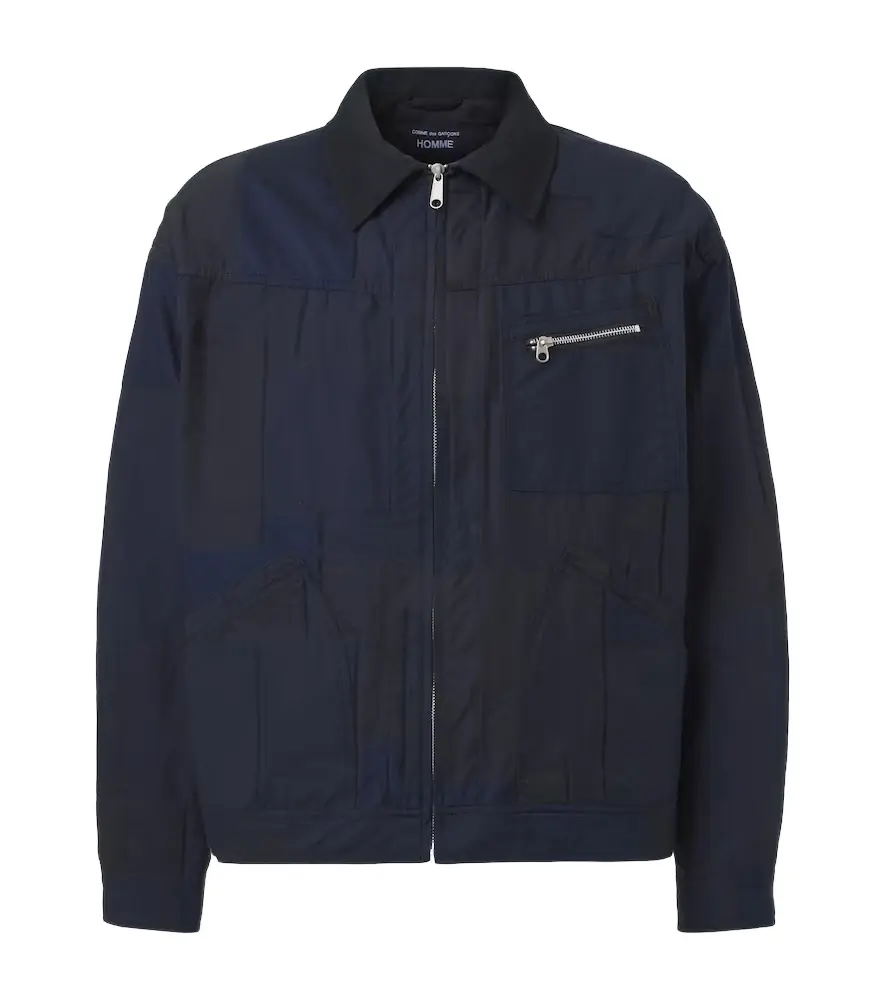 Comme des Garcons Homme Comme des Garçons Homme Cotton-blend blouson jacket