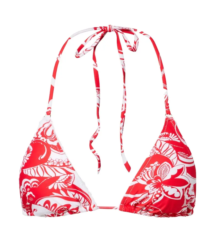 Melissa Odabash Adelaide floral bikini top