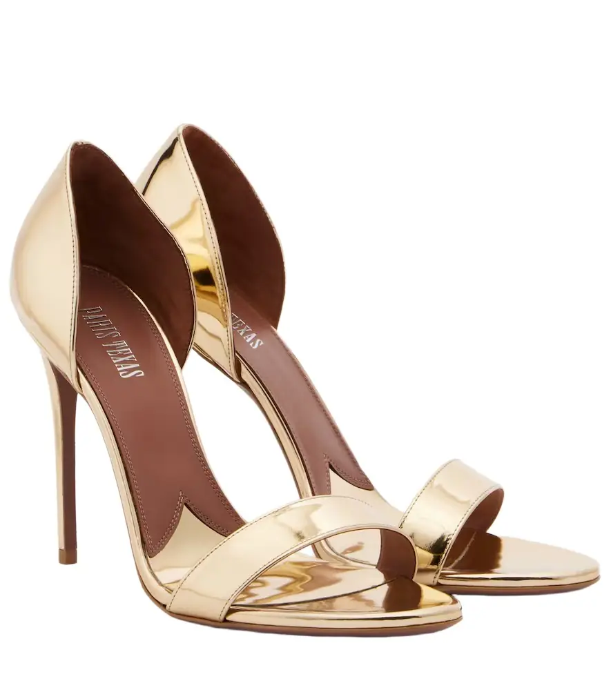 Paris Texas Vera mirrored leather sandals