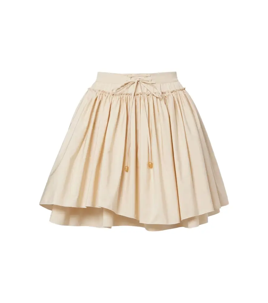 Loewe Paula's Ibiza cotton poplin miniskirt