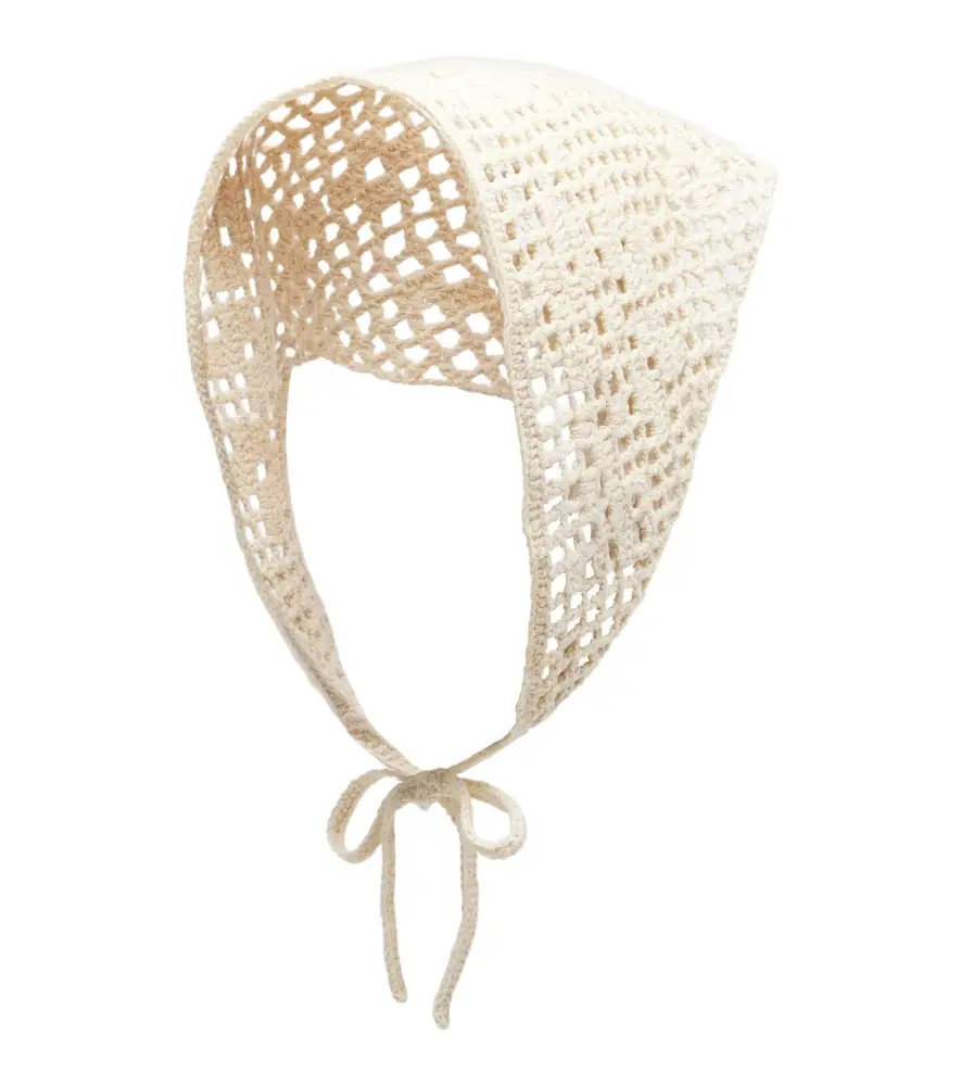 Ruslan Baginskiy Crochet cotton scarf