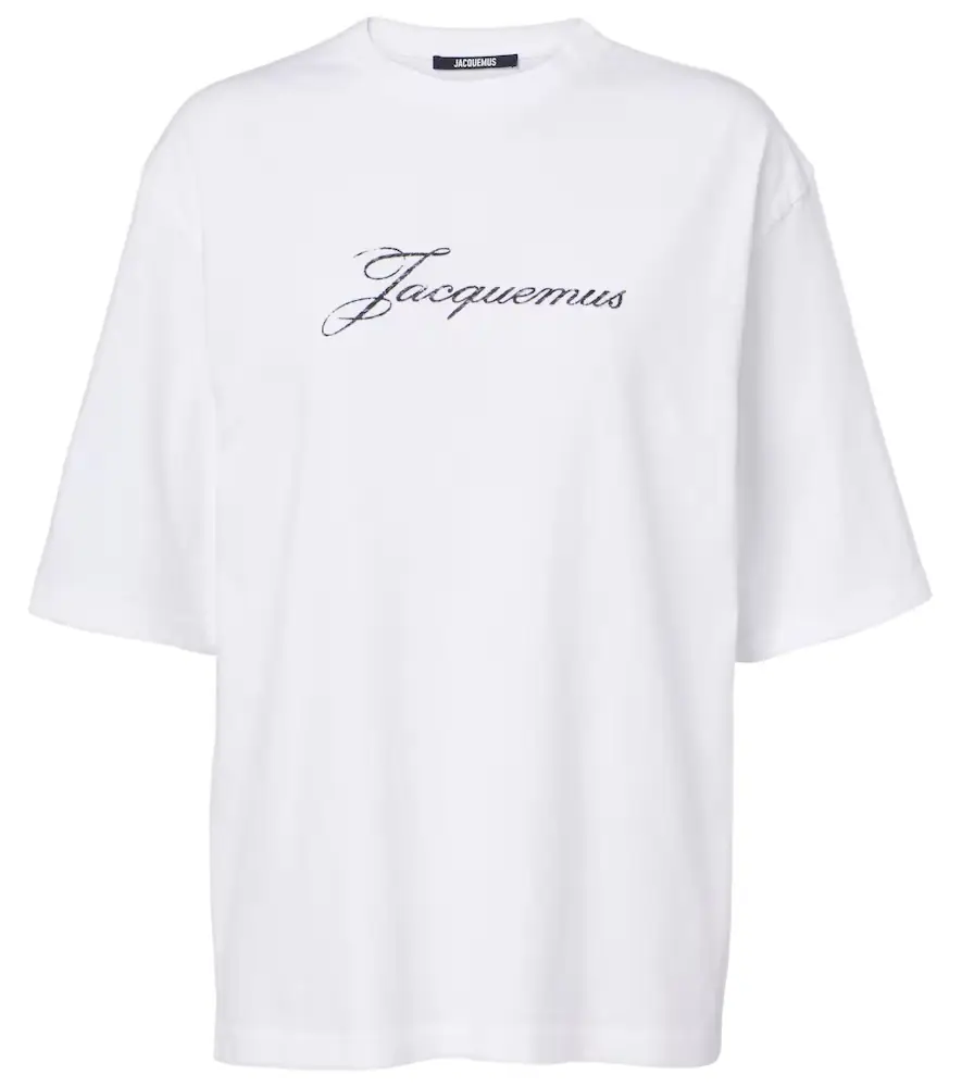 Jacquemus Logo cotton-blend jersey T-shirt