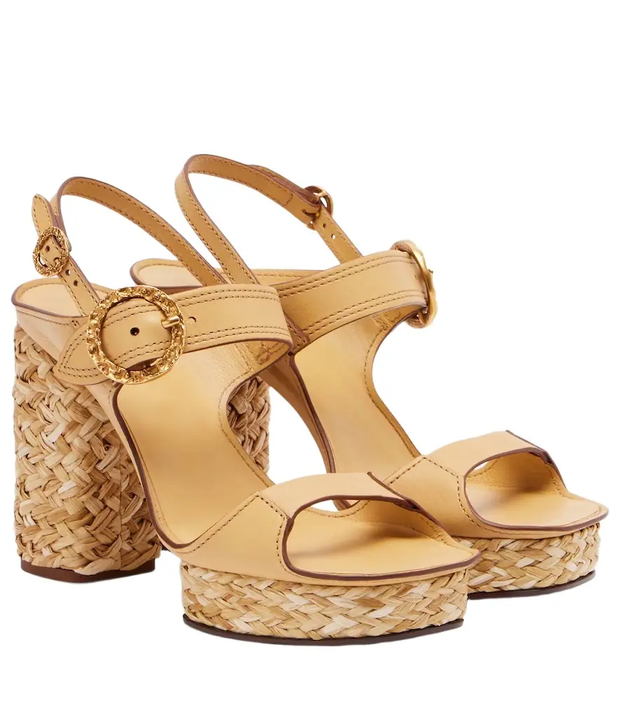 Zimmermann Solena leather platform sandals