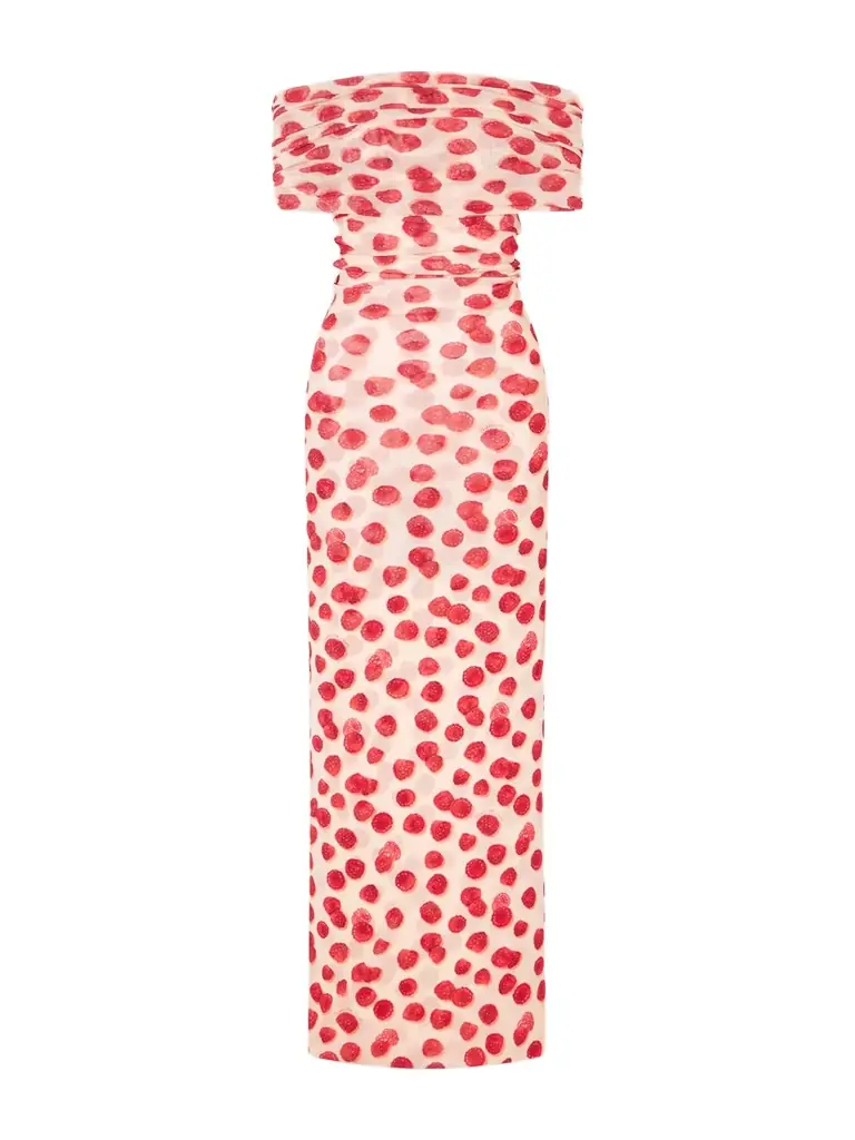 Stella McCartney Printed Chiffon Midi Dress