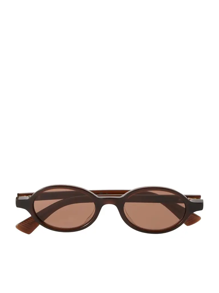 Bottega Veneta Eyewear Round-frame Acetate Sunglasses